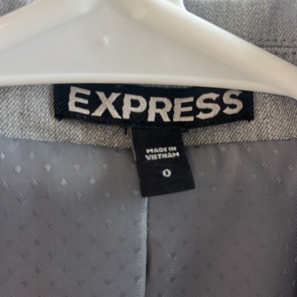 Grey Express Blazer, size 0, perfect condition. Never worn. - Picture 2 of 7